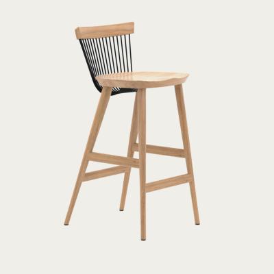 Bombinate.com Oak & Black WW Bar Stool