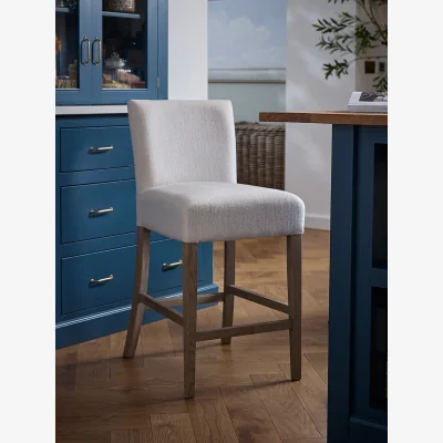 Cox and Cox Flen Upholstered Counter Stool
