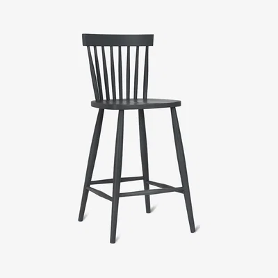 Cuckooland Garden Trading Spindle Bar Stool in Carbon