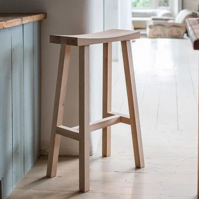 Cuckooland Garden Trading Tall Clockhouse Stool in Raw Oak