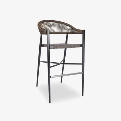 Cult Furniture Lydia Bar Stool, Bronze & Black