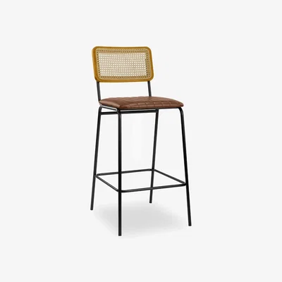 Cult Furniture £30  Off  Willis Bar Stool, Vintage Tan