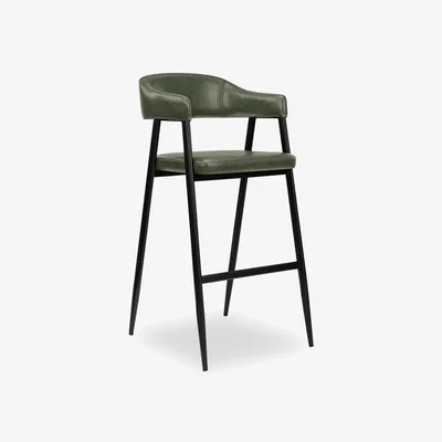 Cult Furniture Presley Bar Stool, Vintage Green