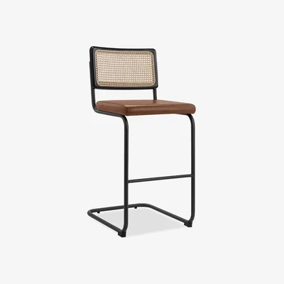 Cult Furniture £20 Off Kenton Bar Stool, Vintage Tan & Black