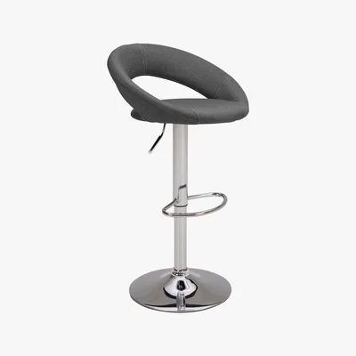 Dunelm Knox Bar Stool Grey Grey