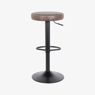 Dunelm Venice Round Bar Stool Brown