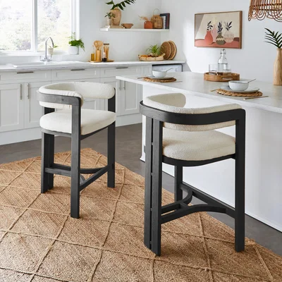 Dunelm Lovato Barstool, Boucle