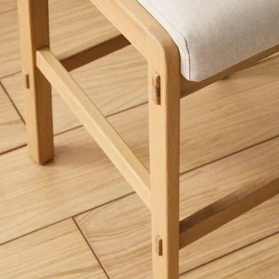 Dunelm Elements Aylesford Bar Stool Light Oak