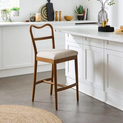 Dunelm Bestie Counter Height Barstool, Fabric