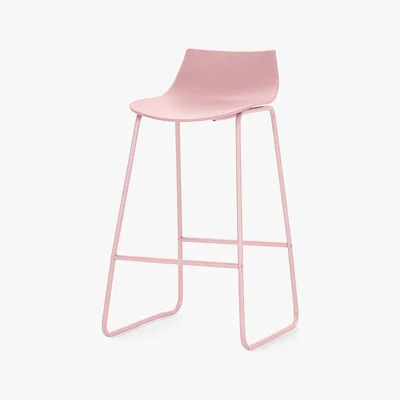 Dunelm Larkyn Bar Stool Blush Blush