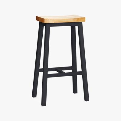 Dunelm Briston Grey Barstool Charcoal