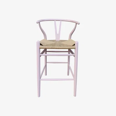 Dunelm Lara Bar Stool Blush