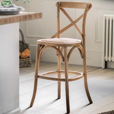 Dunelm Return - Cannock Set of 2 Bar Stools, Rattan