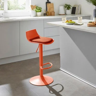 Dunelm Dallis Height Adjustable Barstool, Fabric