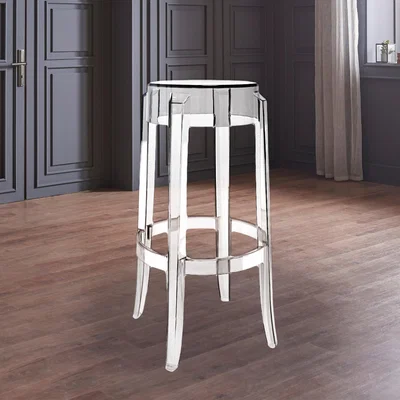 Dunelm Fusion Living Ghost Style Counter Height Bar Stool Clear