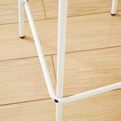 Dunelm Elements Griffin Counter Height Bar Stool White