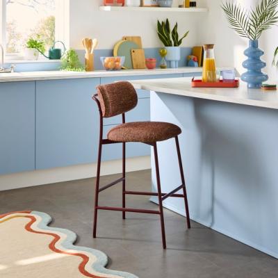 Dunelm Elements Cooper Barstool, Tonal Boucle
