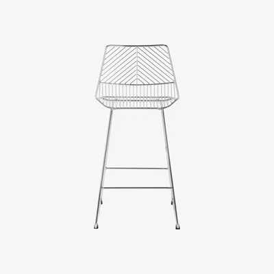 Dunelm Siena Bar Stool Chrome