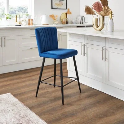 Dunelm Taylor Counter Height Stool, Velvet