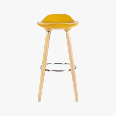 Dunelm Los Bar Stool - Ochre Yellow