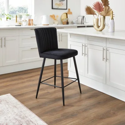 Dunelm Taylor Counter Height Stool, Velvet