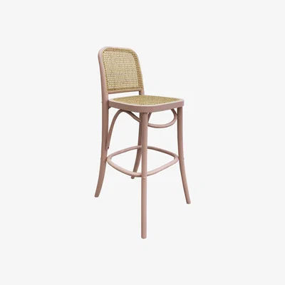 Dunelm Tulle Bar Stool Blush