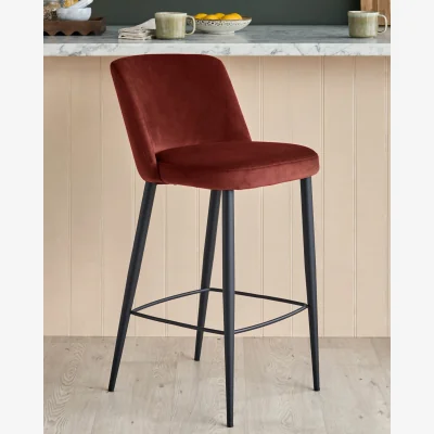 Danetti Trinny toffee red bar stool