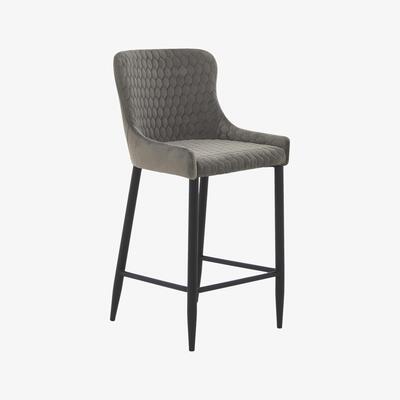 Furniture Village Sapporo Bar Table and 4 Bar Stools - Grey
