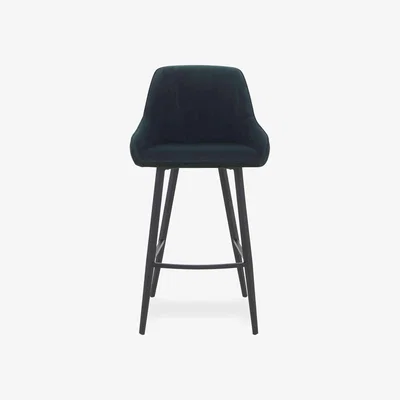 Furniture Village Saigon Green Velvet Bar Stool