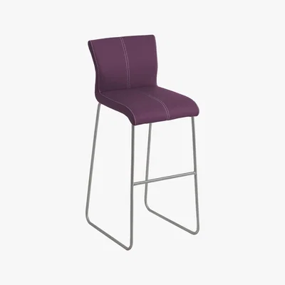Furniture Village Ideas Bar Stool with Standard Base - Purple
