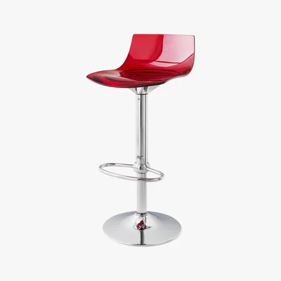 Furniture Village Calligaris - Leau Bar Stool - Red