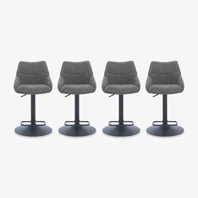 Furniture Village Kiara Set of 4 Swivel Bar Stools