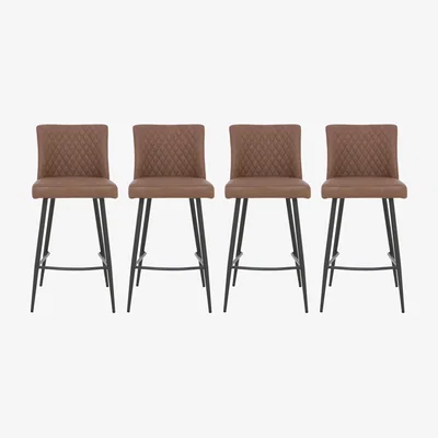 Furniture Village Earth Set of 4 Bar Stools