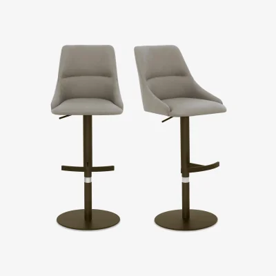 Furniture Village Camino Pair of Swivel Bar Stools