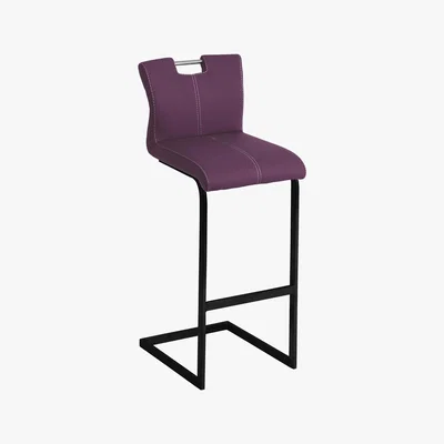 Furniture Village Ideas Handle-back Bar Stool with Cantilever Base