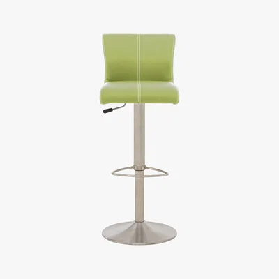 Furniture Village Ideas Bar Stool with Circular Base - Green