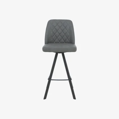 Furniture Village Jupiter Swivel Bar Stool - Grey