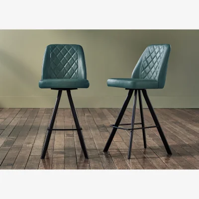 Furniture Village Jupiter Pair of Swivel Bar Stools