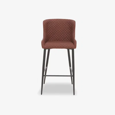 Furniture Village Hanoi Faux AN Leather Bar Stool - Tan