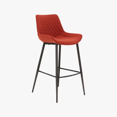 Furniture Village Rocket Pair of Bar Stools - Red