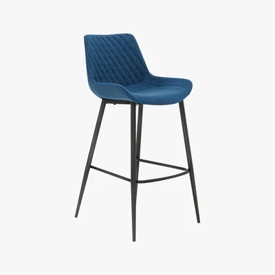 Furniture Village Rocket Pair of Bar Stools - Blue