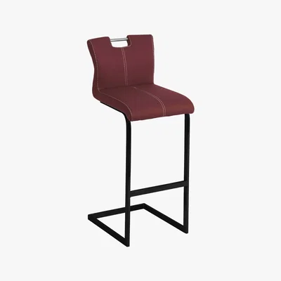 Furniture Village Ideas Handle-back Bar Stool with Cantilever Base