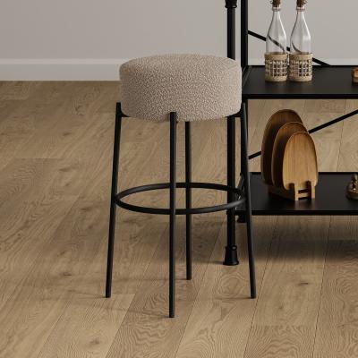 Furniture123 Beige Boucle Kitchen Counter Stool - Anais
