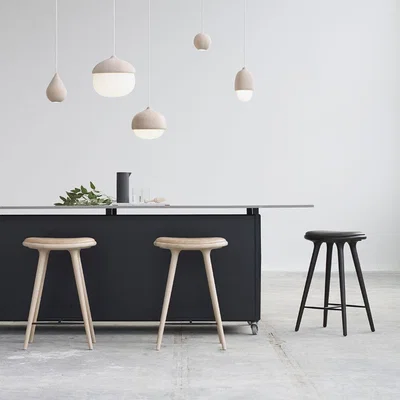 Heal's Mater High Stool H69cm Dark Stained Beech