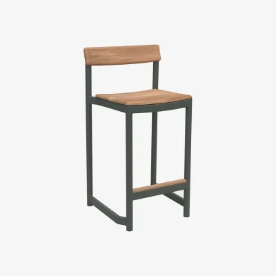 Heal's Pelagus Counter Stool Hunter Green