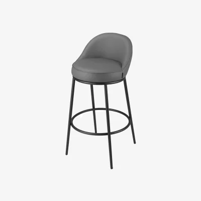 Industville Sedona Black Metal Bar Stool