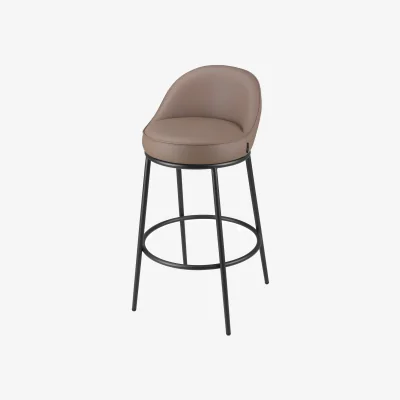Industville Sedona Black Metal Bar Stool