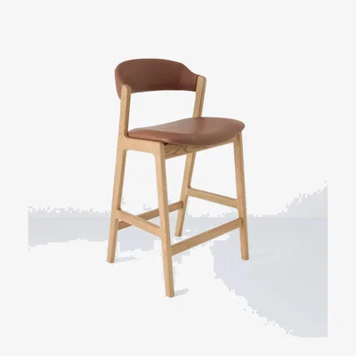 John Lewis John Lewis Santino Bar Stool, Oak Bianco Oil/Cognac