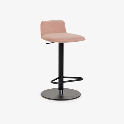 John Lewis Connubia by Calligaris Riley Gas Lift Adjustable Bar Stool, Pink