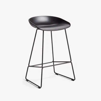 John Lewis HAY About A Stool AAS38 Bar Stool, Black